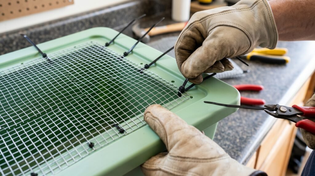 diy–bin–cage–mesh–lid–tutorial