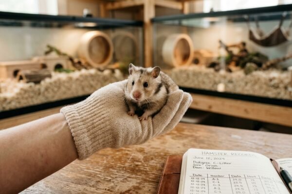 breeder-hand-gently-holding-healthy-pedigree-syrian-hamster-in-clean-breeding-facility