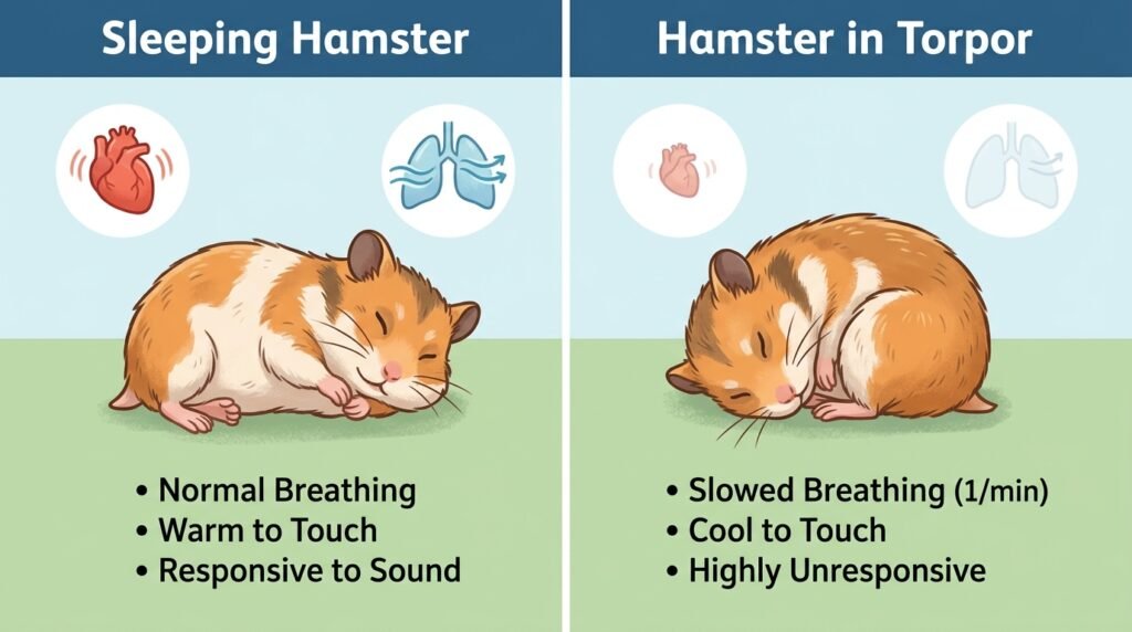 Hamster Hibernating or Dead