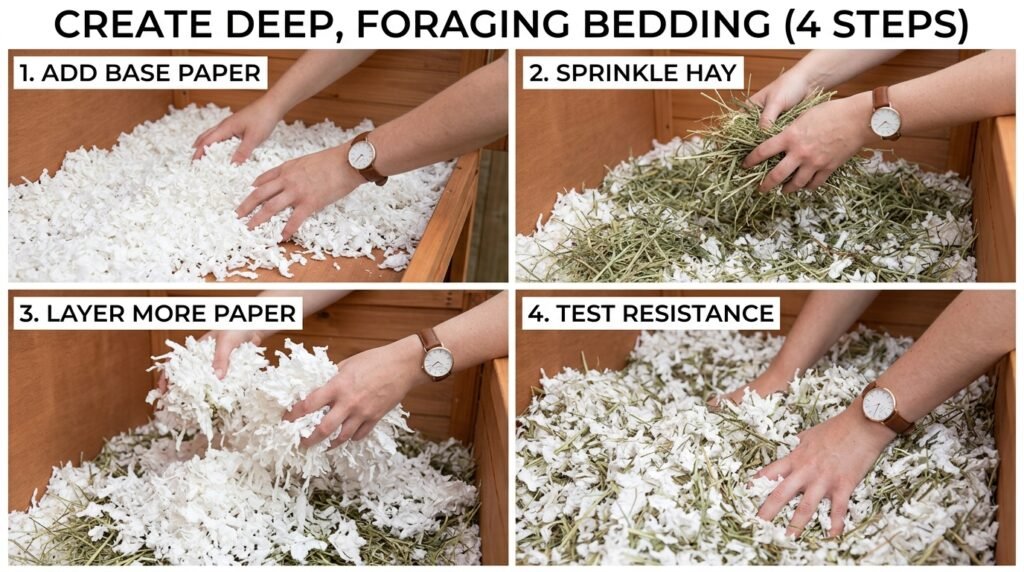 step-by-step-layering-hamster-bedding-tutorial