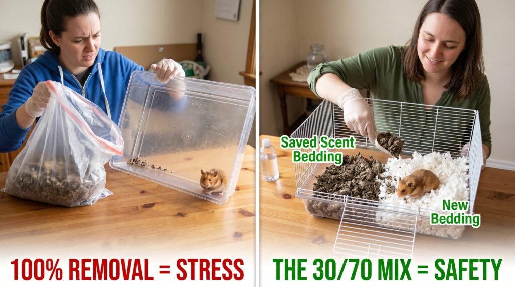 stressful-total-bedding-change-vs-expert-30-70-mix-method