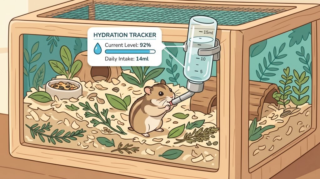 dwarf–hamster–diet–natural–cage–hydration–tracking