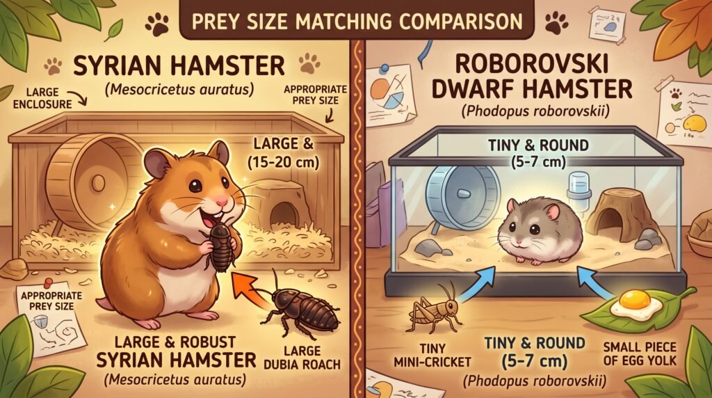hamster–species–insect–and–egg–portion–size–guide