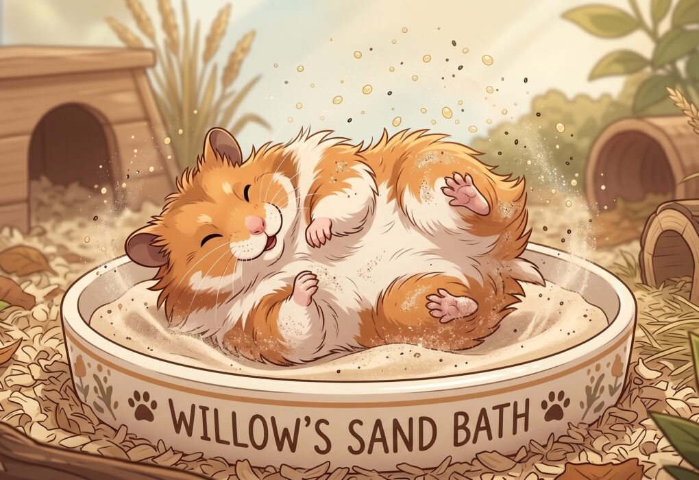 syrian–hamster–happily–rolling–in–clean–sand–bath–dish