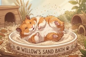 syrian–hamster–happily–rolling–in–clean–sand–bath–dish
