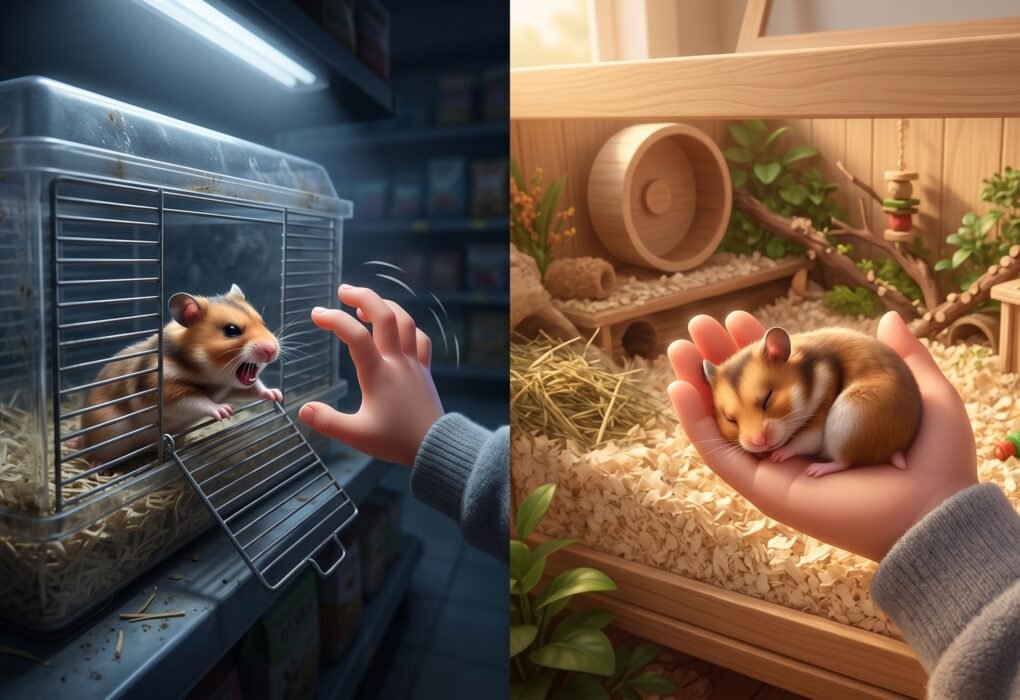 a–transformative–split–screen–illustration–showing–the–process–to–stop–your–hamster–from–biting–your–hands