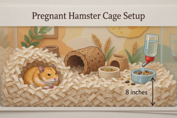 pregnant–hamster–cage–setup–featured–infographic–showing–cross–section–of–cozy–maternity–cage–with–deep–bedding–and–cork–hide