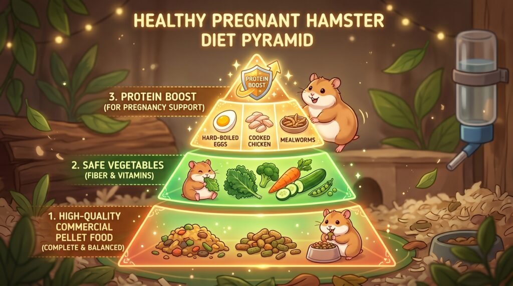 diagram-of-a-hamster-pregnancy-diet-pyramid-with-extra-protein