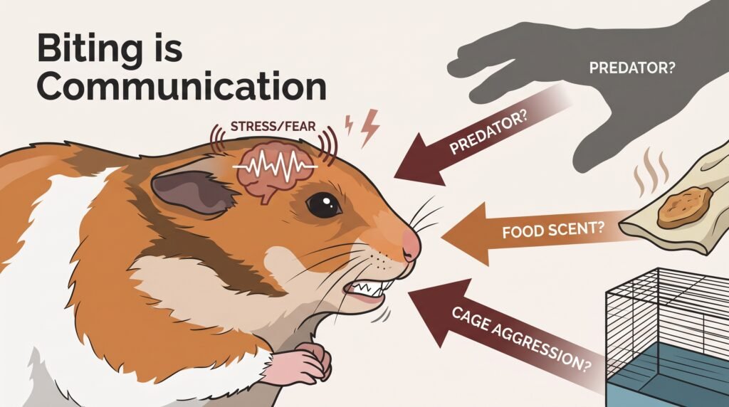 an–infographic–chart–explaining–the–psychology–of–why–a–hamster–bites–as–communication