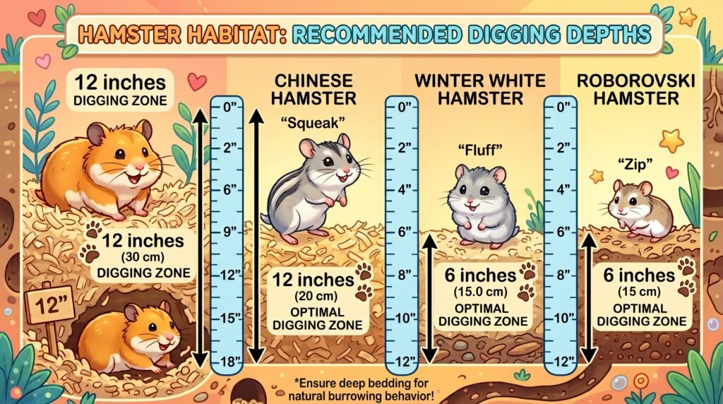 How Deep Bedding for Hamsters Should Be