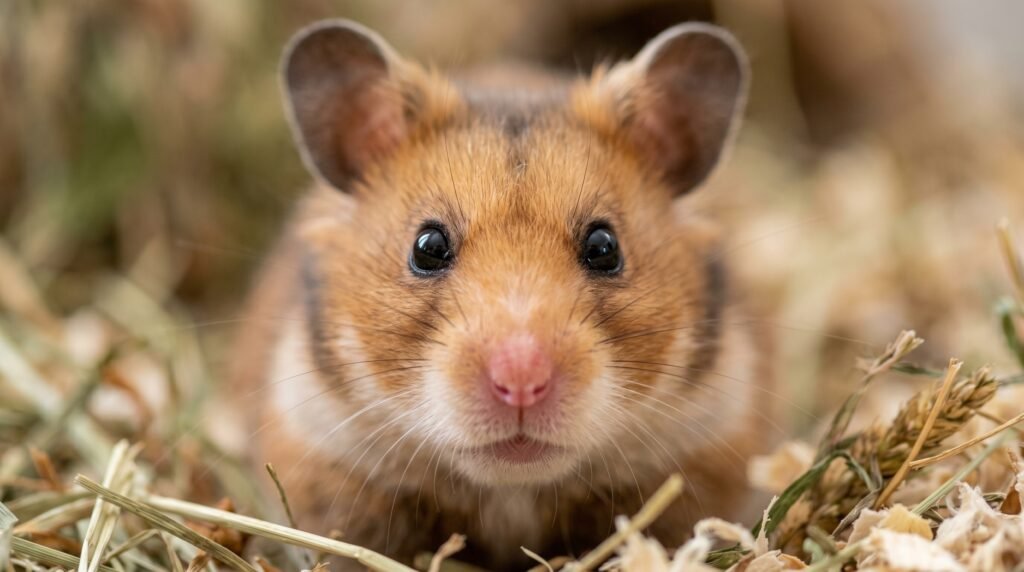 close-up-of-healthy-hamster-face-showing-clear-eyes-perky-ears-and-dry-nose