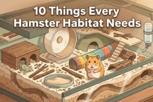 animated–infographic–isometric–cutaway–of–a–complete–hamster–habitat–showing–all–10–essential–elements–with–a–syrian–hamster–in–the–foreground