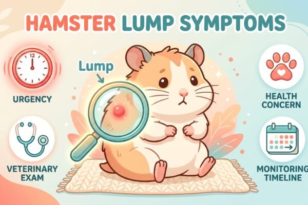 animated–infographic–of–a–cartoon–syrian–hamster–with–a–glowing–magnifying–glass–highlighting–a–lump–on–its–flank–surrounded–by–vet–icons