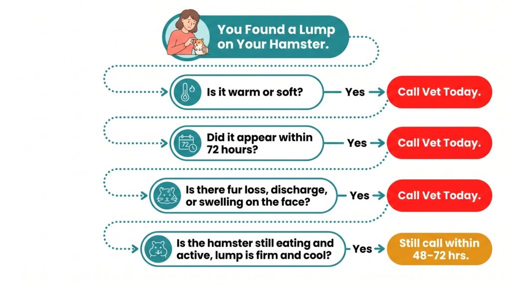 animated–decision–flowchart–infographic–for–hamster–lump–triage–with–branch–paths–leading–to–call–vet–today–or–within–48–to–72–hours–based–on–lump–symptoms