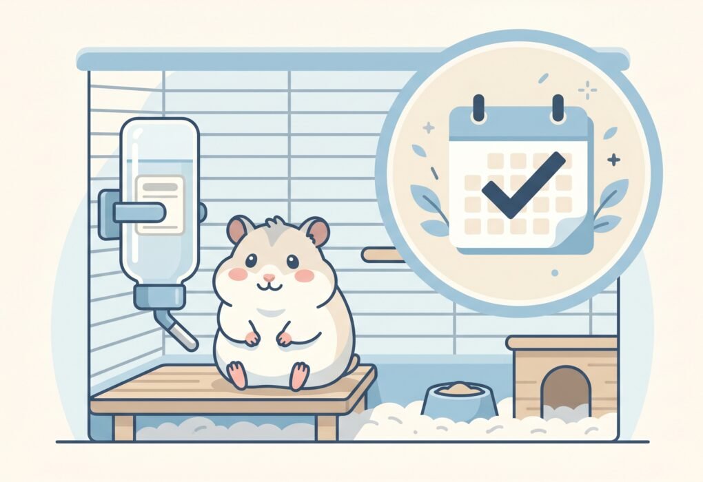 hamster–water–bottle–daily–change–checklist