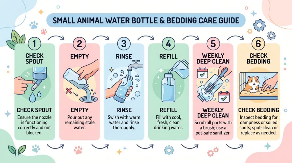 daily–hamster–water–care–routine–steps