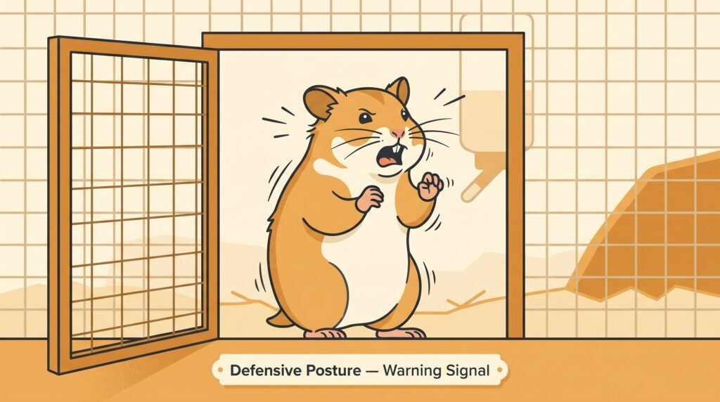 Cage Aggressive Hamster