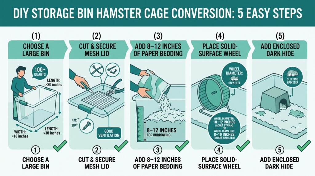 how–to–convert–storage–bin–into–hamster–cage–step–by–step–infographic