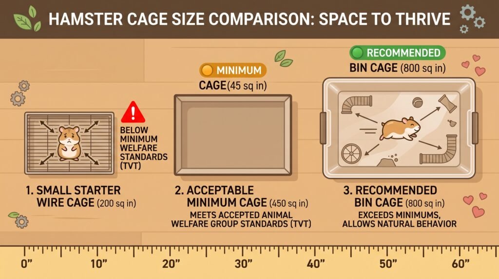 hamster–cage–floor–space–comparison–200–450–800–square–inches–infographic