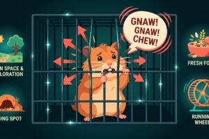 hamster–biting–wire–cage–bars–stress–infographic