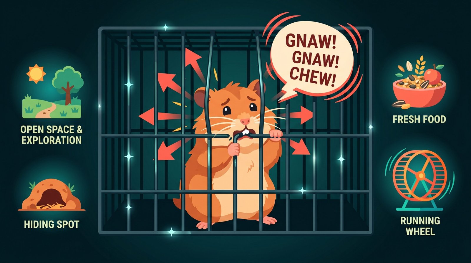 hamster–biting–wire–cage–bars–stress–infographic