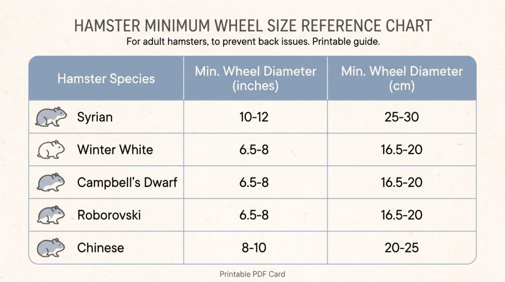 minimum-hamster-wheel-size-chart-by-species