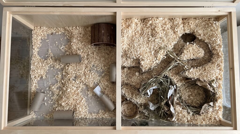 shallow-vs-deep-hamster-bedding-depth-comparison